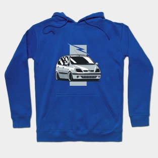 Silver Gray Scenic Family Auto Hoodie